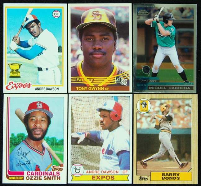 High-Grade 1980’s and 1990’s Rookie Cards of HOFers and Stars (129)