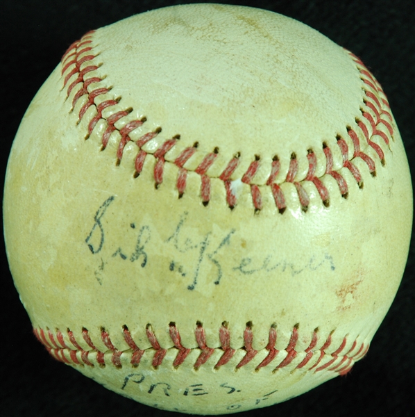 Sid Keener Single-Signed ONL Baseball (PSA/DNA)