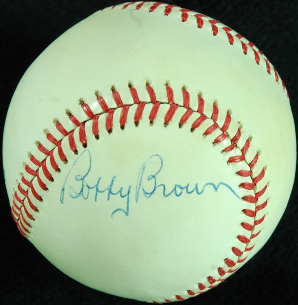 Bobby Brown Single-Signed OAL Baseball (JSA)