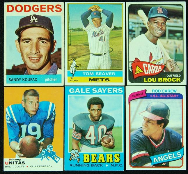 1960’s and 1970’s Baseball HOFers and Football HOFers (29)