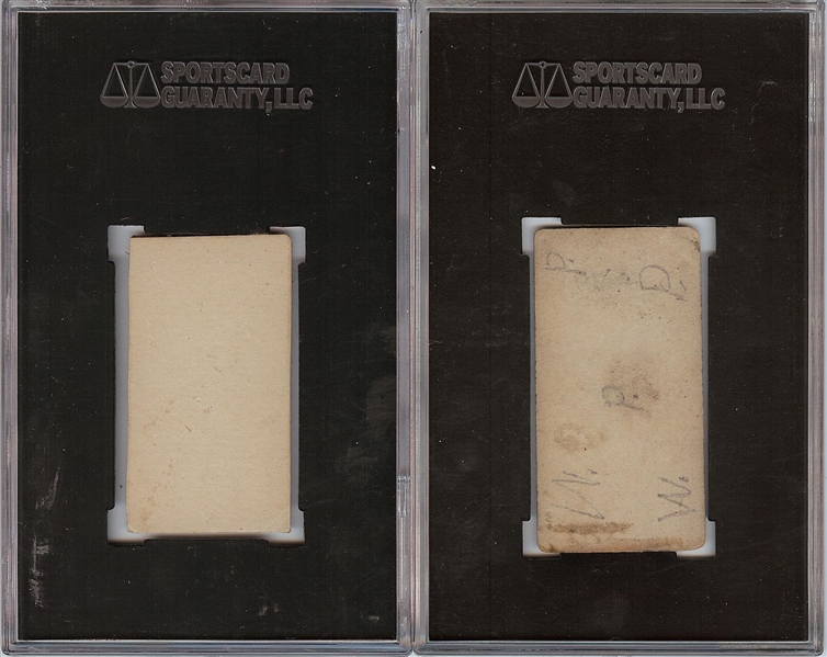 1887 Old Judge SGC-Graded Pair (2) 