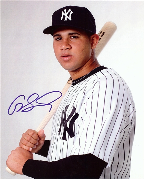 Gary Sanchez Signed 8x10 Photo (PSA/DNA)