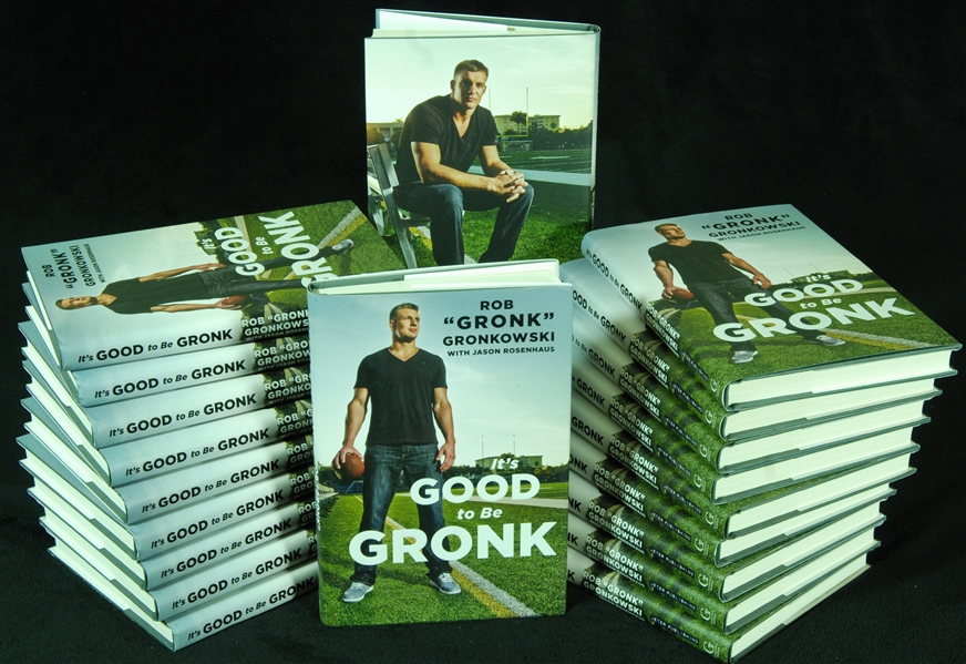 Rob Gronkowski Signed It's Good To Be Gronk Books Group (20)