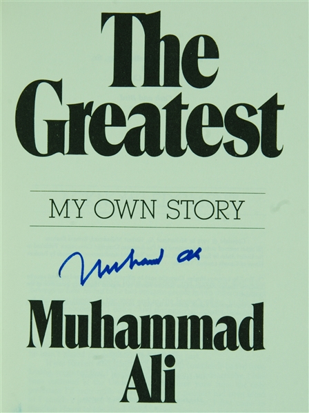 Muhammad Ali Signed The Greatest My Own Story Book (SGC)