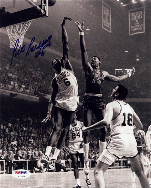 Bill Russell Signed 8x10 Photo (Graded PSA/DNA 10)