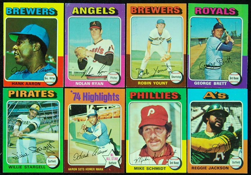 1975 Topps Baseball Near-Set (659/660)