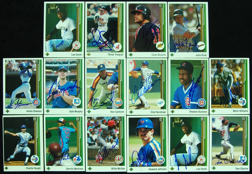 Signed 1989 Upper Deck Group (217)