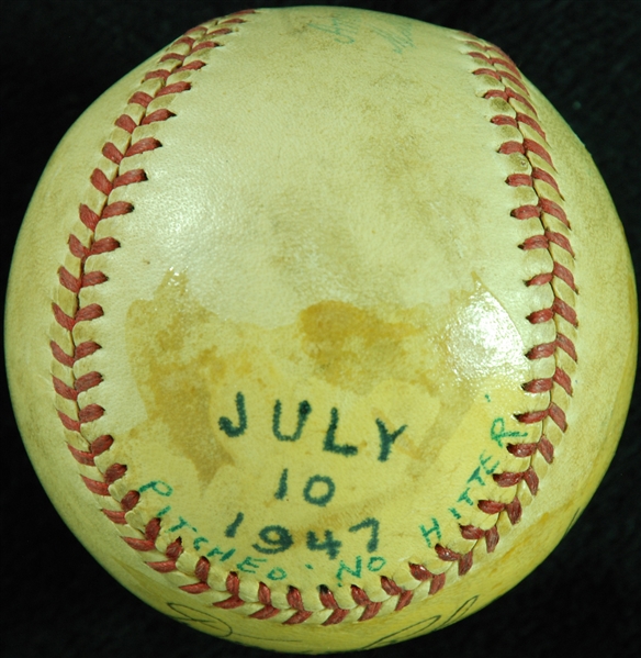 Don Black Single-Signed OAL Baseball with No-Hitter Inscription (PSA/DNA)