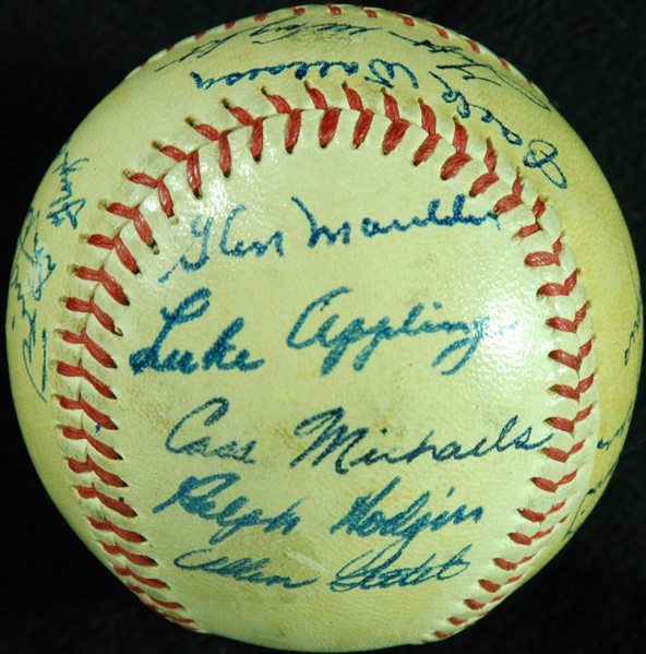 1949 Chicago White Sox Team-Signed OAL Baseball (22)