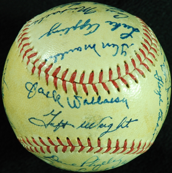 1949 Chicago White Sox Team-Signed OAL Baseball (22)