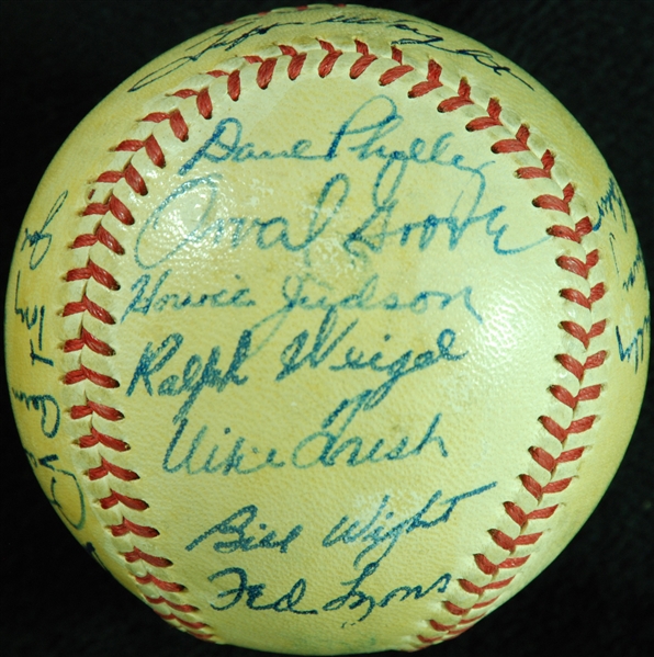 1949 Chicago White Sox Team-Signed OAL Baseball (22)