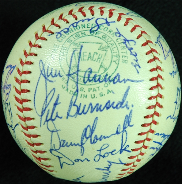 1962 Washington Senators Team-Signed OAL Baseball (27) (PSA/DNA)