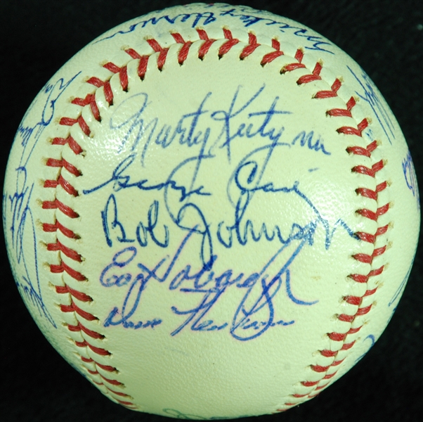 1962 Washington Senators Team-Signed OAL Baseball (27) (PSA/DNA)