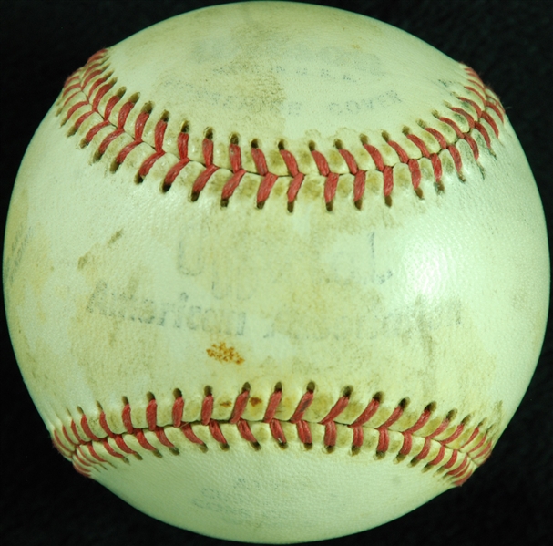 Senators GM Ed Doherty Single-Signed Baseball