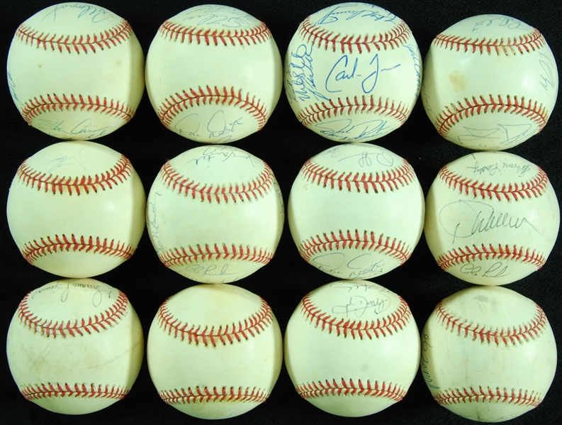 Team-Signed Baseballs Group (12)