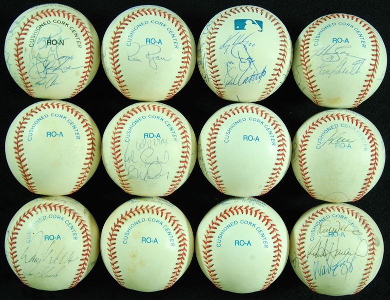 Team-Signed Baseballs Group (12)