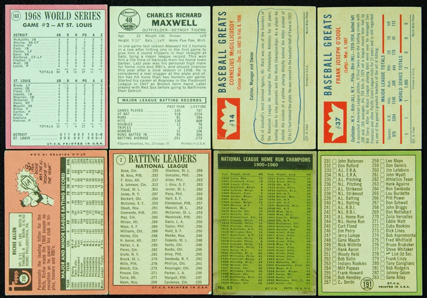 Massive Group of 1960’s Topps Baseball With Stars, Specials (413)