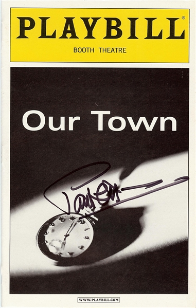 Paul Newman Signed Our Town Playbill (PSA/DNA)