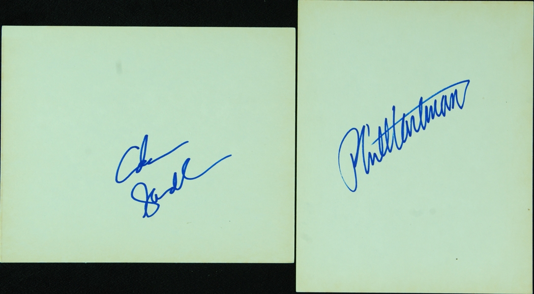 Phil Hartman & Adam Sandler Signed 8x10 Cards