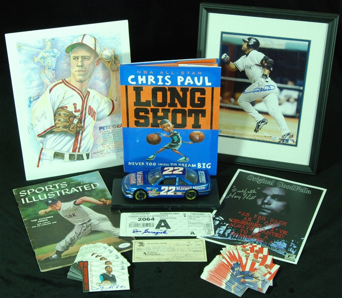 Multi-Sport Signed Group (110) with Chris Paul, Sheffield, Bill Dickey