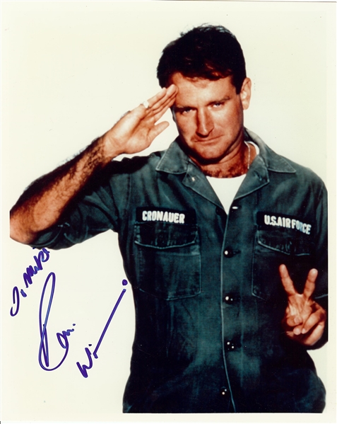 Robin Williams Signed 8x10 Photo (PSA/DNA)