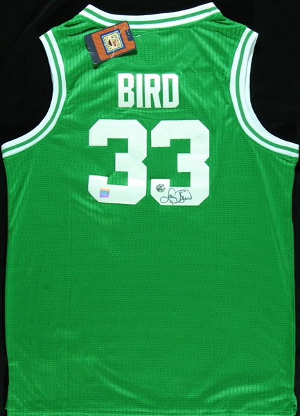 Larry Bird Signed Celtics Jersey (Bird Hologram) (PSA/DNA)