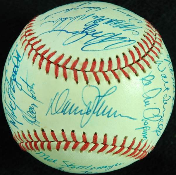 1984 New York Mets Team-Signed ONL Baseball (25) (JSA)