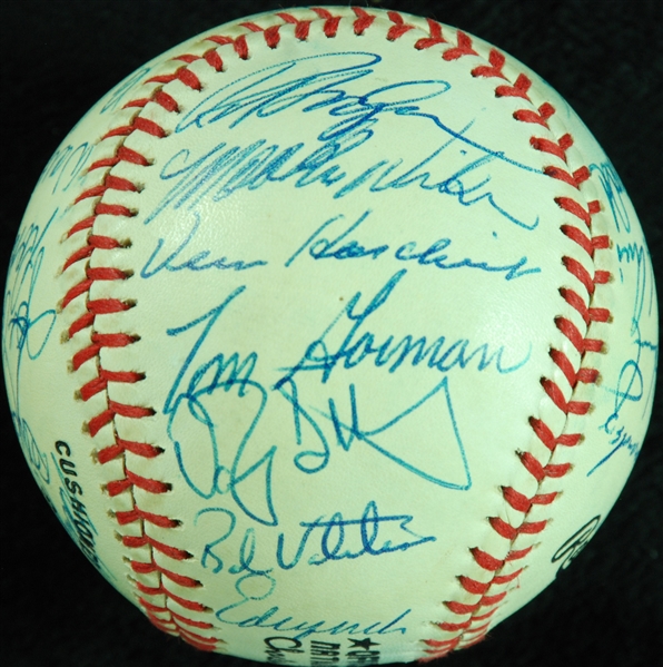 1984 New York Mets Team-Signed ONL Baseball (25) (JSA)