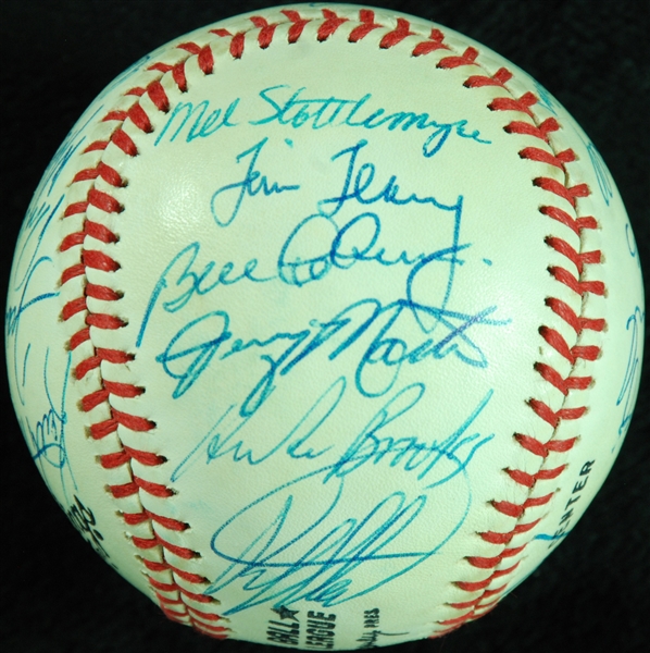 1984 New York Mets Team-Signed ONL Baseball (25) (JSA)