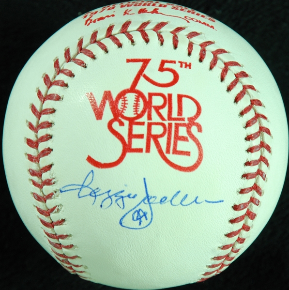 Reggie Jackson Single-Signed 1978 World Series Comm. Baseball (Steiner)