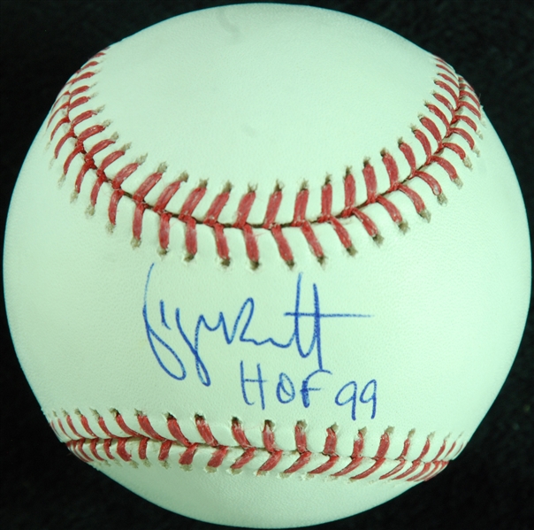 George Brett Single-Signed OML Baseball Inscribed HOF 99 (PSA/DNA)