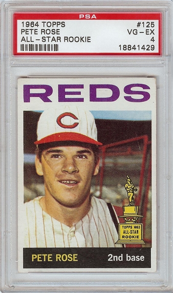 1964 Topps Pete Rose No. 125 PSA 4