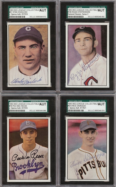 Signed 1982-83 Big League Collectibles Group (25)