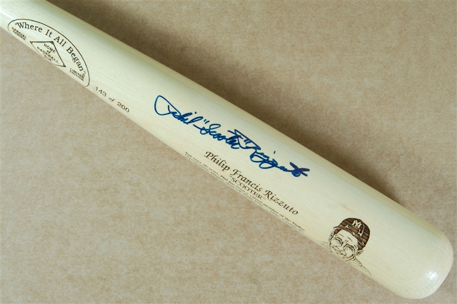 Phil Rizzuto Signed Commemorative Bat (PSA/DNA)