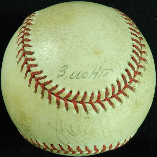 George Brett Single-Signed OAL Baseball from 3,000 Hit Game 9/30/92 (PSA/DNA)