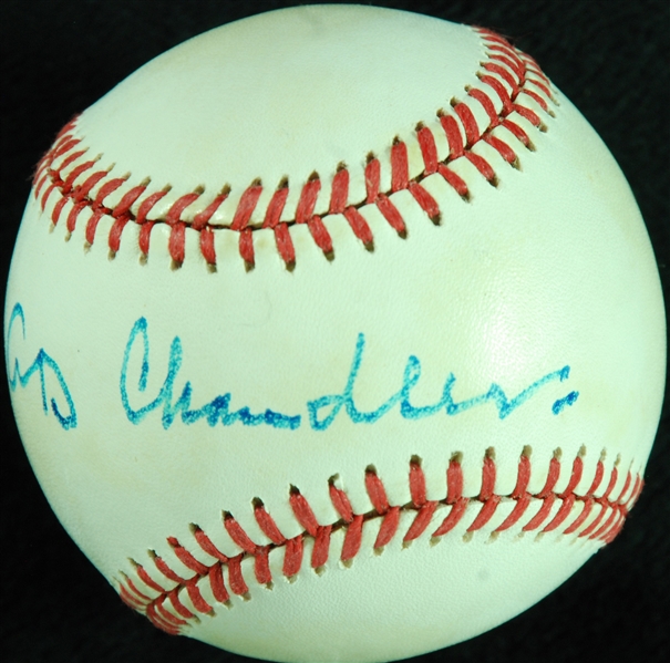 Happy Chandler Single-Signed OAL Baseball (PSA/DNA)