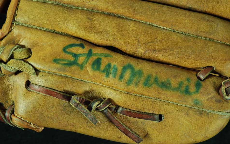 Stan Musial Signed Stan-the-Man Glove (PSA/DNA)