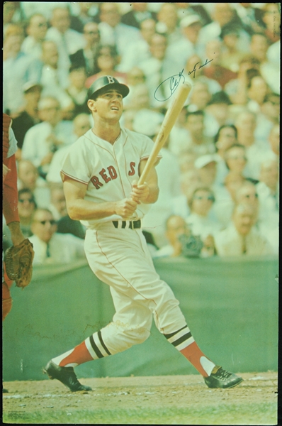 Carl Yastrzemski Signed 1968 Sports Illustrated Poster (PSA/DNA)