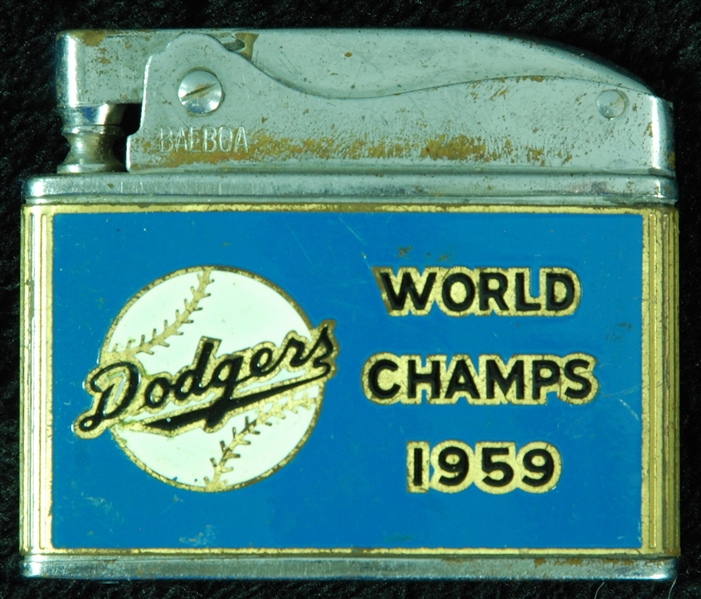 1959 Los Angeles Dodgers World Champs Lighter