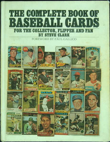 Multi-Signed The Complete Book of Baseball Cards Book (67)