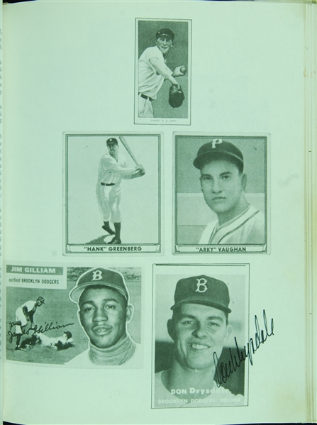 Multi-Signed The Complete Book of Baseball Cards Book (67)