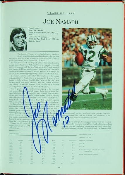 Multi-Signed NFL All-Time Greats Book (17) 