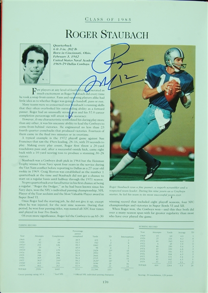 Multi-Signed NFL All-Time Greats Book (17) 