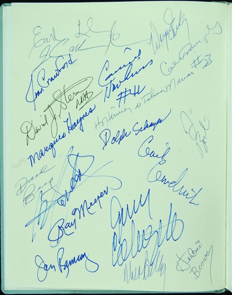 Multi-Signed 100 Years of Basketball Book (41) 