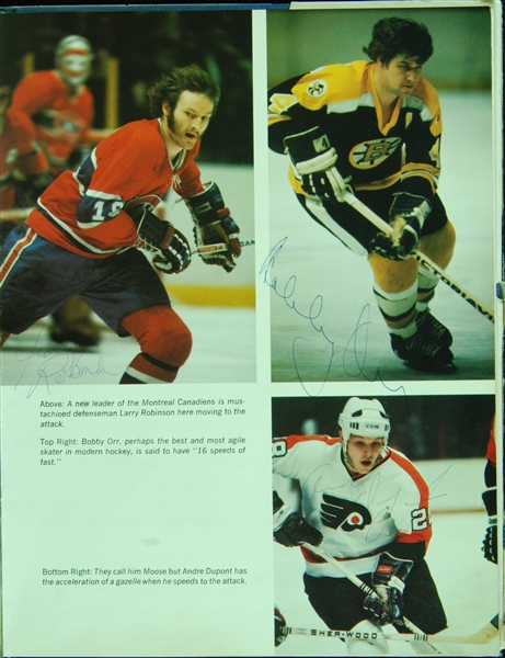 Multi-Signed This Is Hockey Book (231 Signatures, 82 HOFers) with Dryden (8), Orr (5), Howe (4)