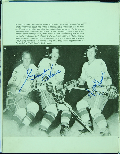 Multi-Signed This Is Hockey Book (231 Signatures, 82 HOFers) with Dryden (8), Orr (5), Howe (4)