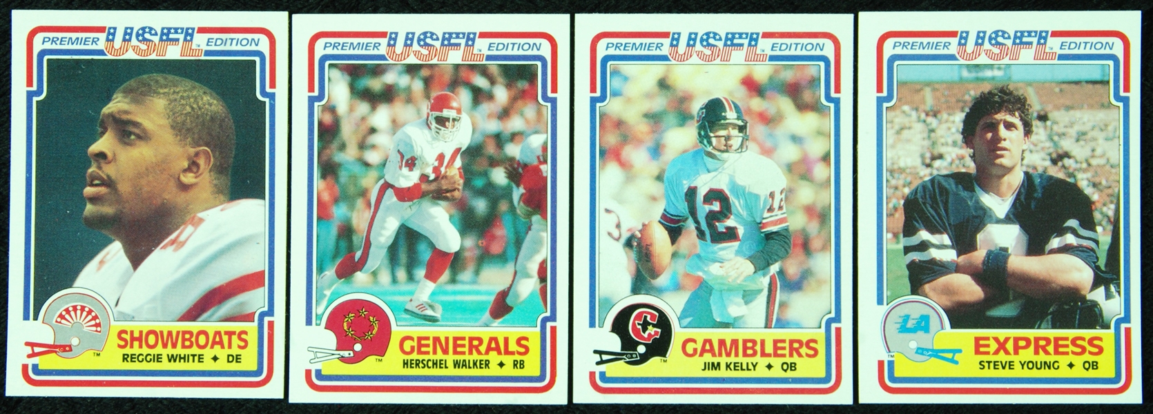 Pristine 1984 and 1985 Topps USFL Boxed Sets (264)