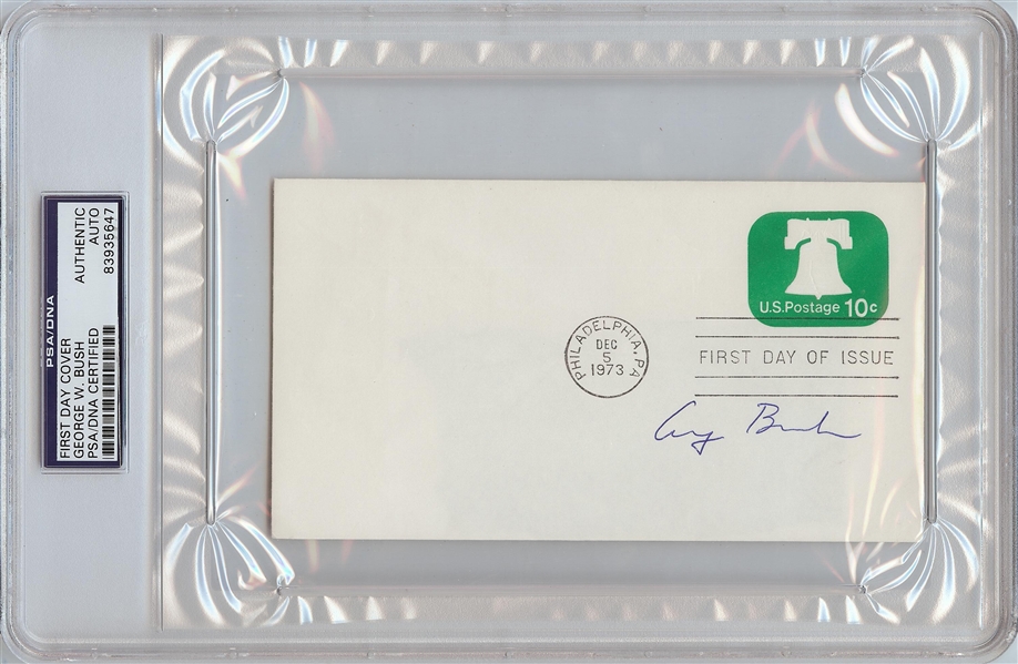 George W. Bush Signed FDC (PSA/DNA)