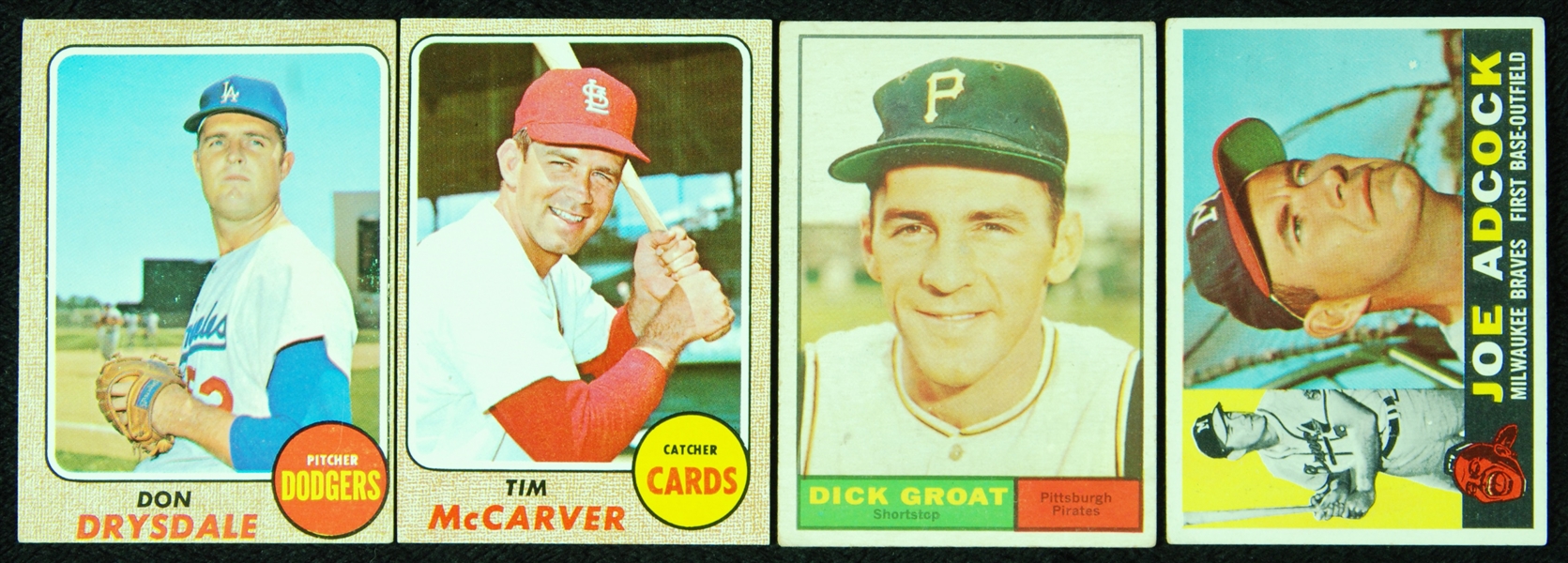 Grouping of 1960, 1961, 1965 and 1968 Topps Baseball (144)