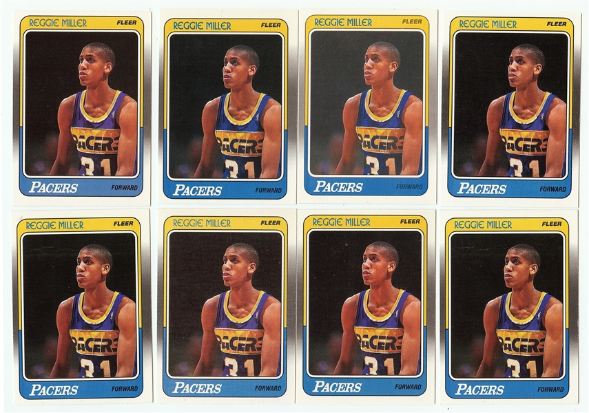 1988-89 Fleer Basketball Complete Set Group (8)